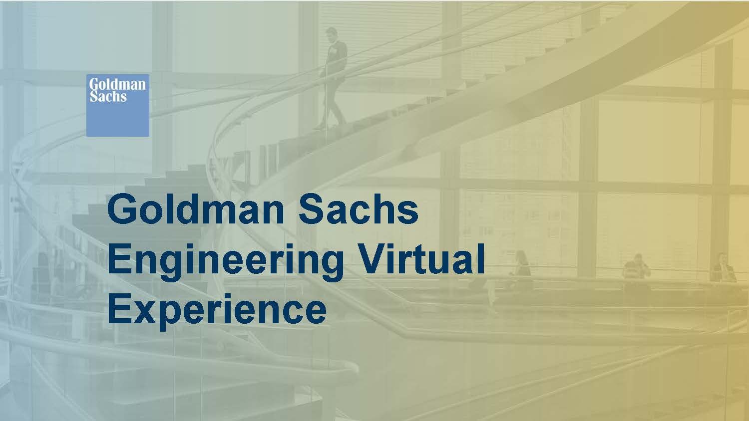 Goldman Sachs Internship 2024: Free Online Engineering Job Simulation
